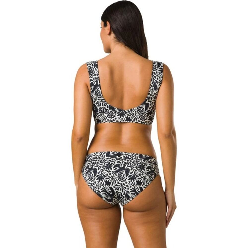 prAna Size XL Flora Fauna Under The Palms Swim Top Twisted Front Swimsuit N13-7 - Picture 2 of 10